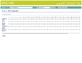 EPVC CMS – EP Calendar