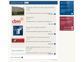 EuroEyes.de – Pflegbare Newsseite